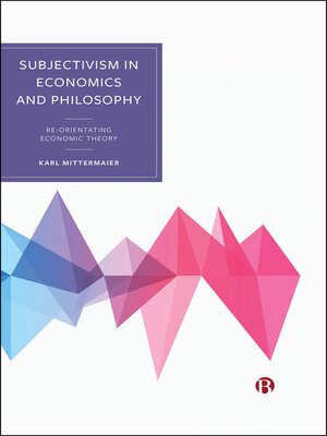 Subjectivism in Economics and Philosophy - ebook